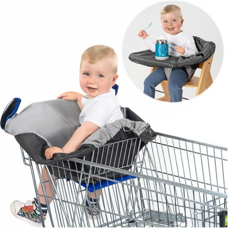 Reer Kindersicherung Reer Hygiene Cover Bezug für Einkaufswagen – Bild 5