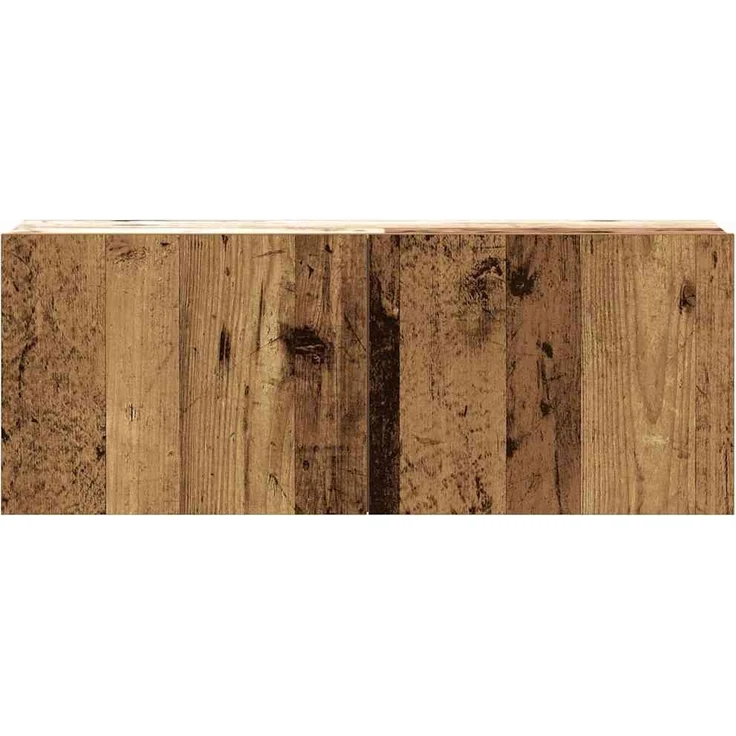 vidaXL 3-tlg. TV-Schrank-Set Wandmontage Altholz-Optik Holzwerkstoff 3329003 – Bild 4