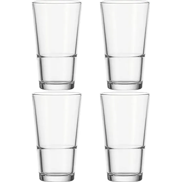 Leonardo EVENT Trinkglas Stapelglas XL 550 ml 4er Set