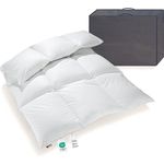 Extra warme 100% Winter Daunendecke sibirische Daunen 135x200 1200g