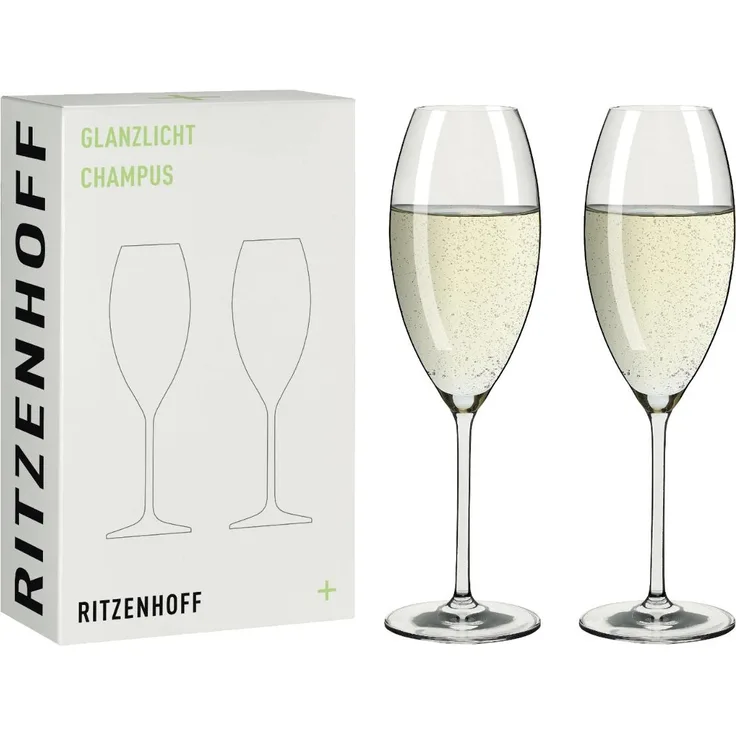 Ritzenhoff 8011003 Champagnerglas-Set #1 GLANZLICHT RDT 2024 in Geschenkbox