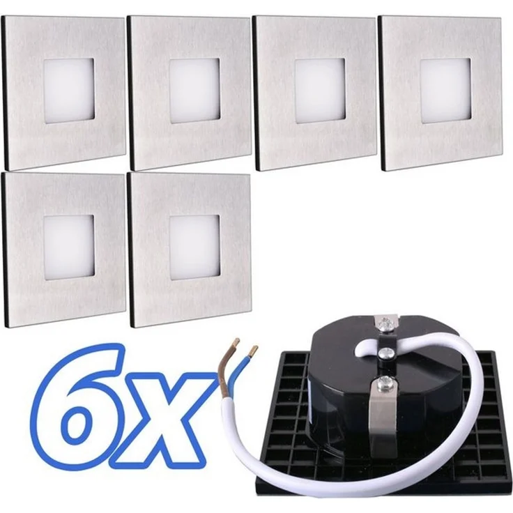 Maxkomfort LED Wandstrahler 6103, LED fest integriert, Warmweiß, 3000K, Treppenbeleuchtung – Bild 4