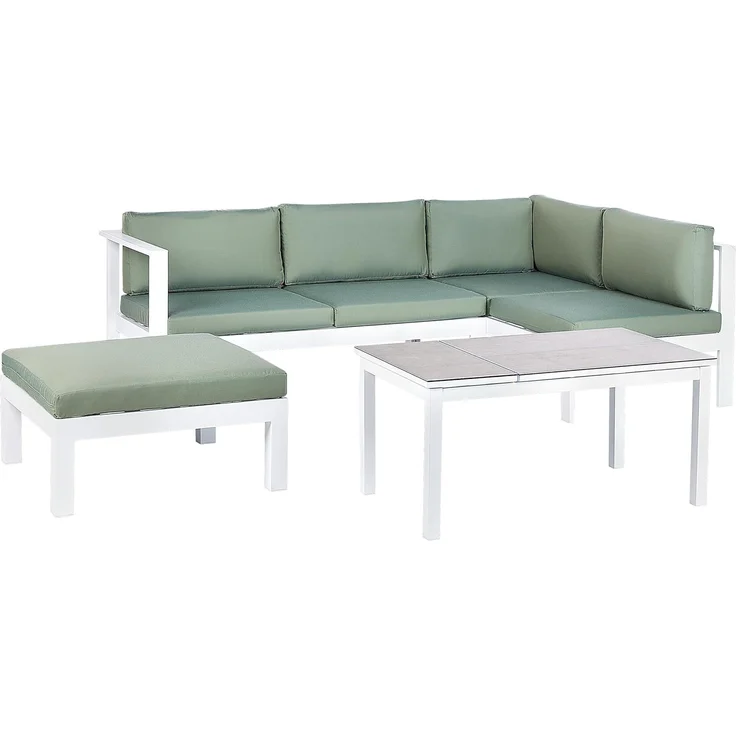 Lounge Set MESSINA Metall Grün – Bild 4