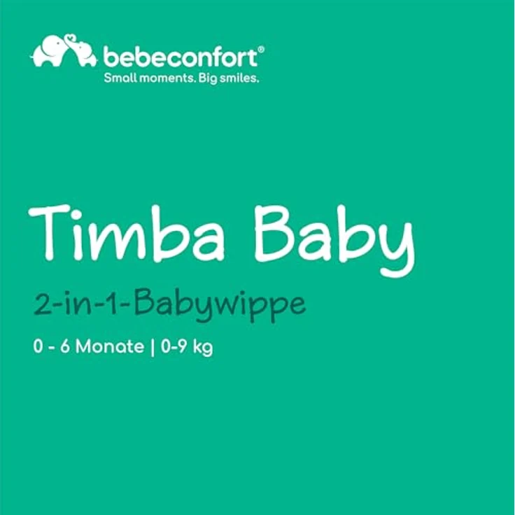Bebeconfort Timba Baby, 2-in-1 Babywippe und Hochstuhlaufsatz, gepolsterter Sitz in Tinted Graphite, für Neugeborene bis 9 kg – Bild 2