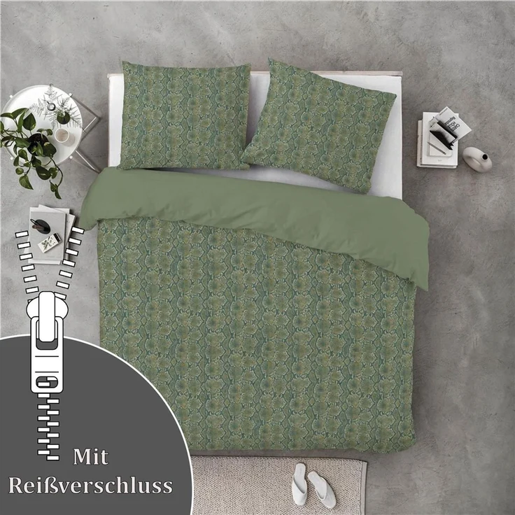 Bettwäsche-Set (155x220cm) - Byrklund Scary Snake – Bild 3