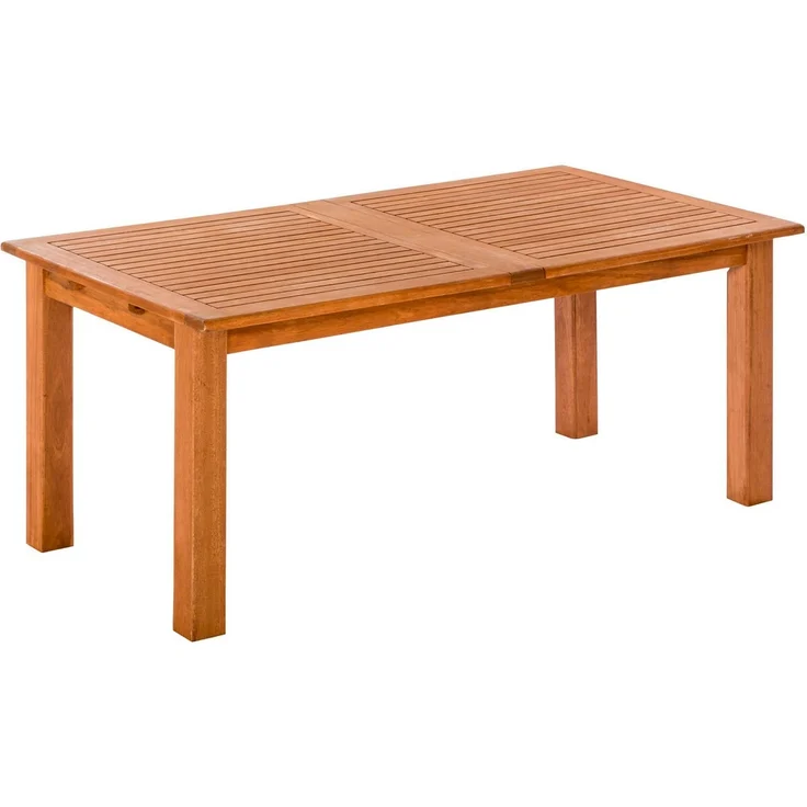 MERXX Garten-Essgruppe »Batavia«, (Set, 7-tlg, Tisch doppelt ausziehbar: 100x180/220/260x75 cm), moderne Landhausoptik in warmen Holznuancen – Bild 2