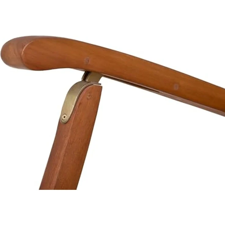 Spetebo Gartenliege Eukalyptus Deckchair mehrfach verstellbar - 163 x 56 cm, Stück, 1 St, Sonnenliege, Holz Gartenliege mit Fußteil klappbar – Bild 6