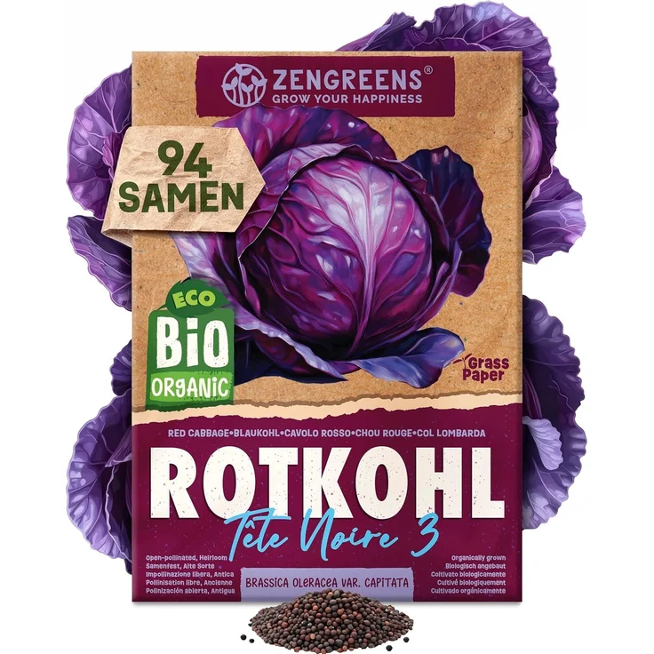 ZenGreens® - Bio Wintergemüsesamen im 20er Set - 20 Winter Gemüse Samen für den einfachen Anbau im Garten, Balkon oder Hochbeet - Pflanzensamen - Saatgut – Bild 16