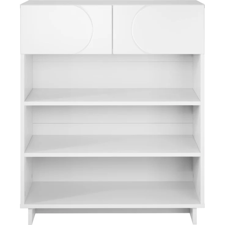 vidaXL Schuhschrank 73 x 38 x 87,5 cm Holzwerkstoff Weiß 8011657 – Bild 4