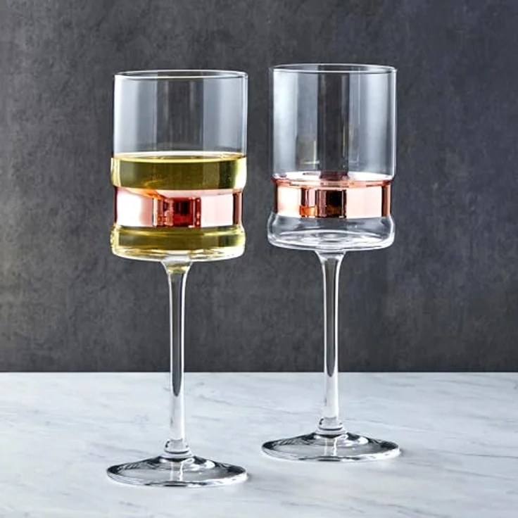 2er Set Mundgeblasen Anton Studio Designs SoHo Weingläser 350ml – Bild 3
