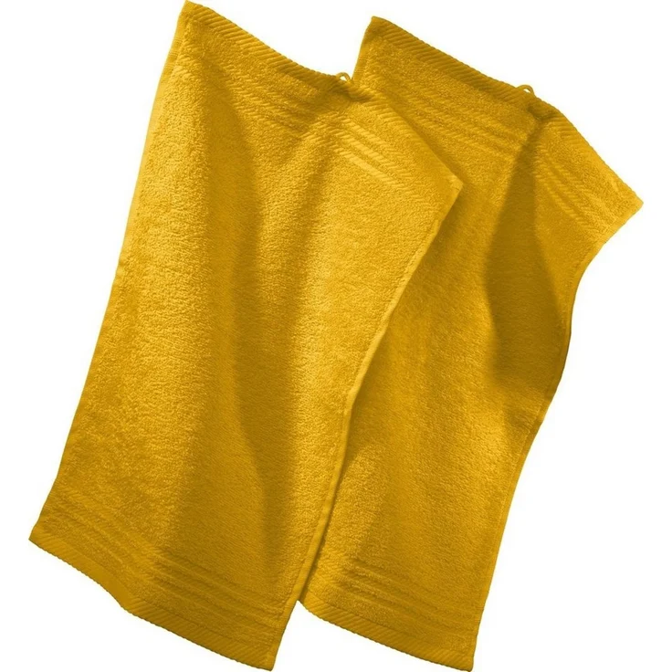 REDBEST Gästehandtuch Gästetuch 2er-Pack, Frottier (2-St), Walk-Frottier Uni – Bild 1