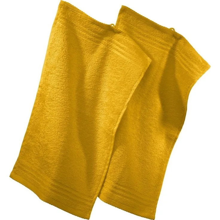 REDBEST Gästehandtuch Gästetuch 2er-Pack, Frottier (2-St), Walk-Frottier Uni