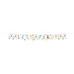 Wimpelkette Confetti Birthday Papier 185 x 19 cm