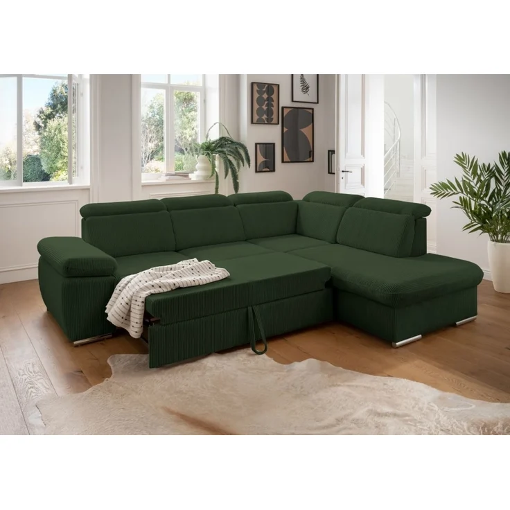 Benformato Sofa Vasto: Elegantes Design mit Schlaffunktion, Bettkasten und verstellbaren Kopflehnen in 4 Farboptionen - Jetzt bei Myhomelando entdecken – Bild 2