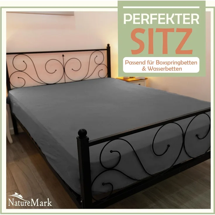 NatureMark Waschhandschuh 10er-Set Frottier Waschhandschuhe, 100% Baumwolle (10-St), Premium Frottier Waschhandschuhe, 15x21cm, Türkis – Bild 2