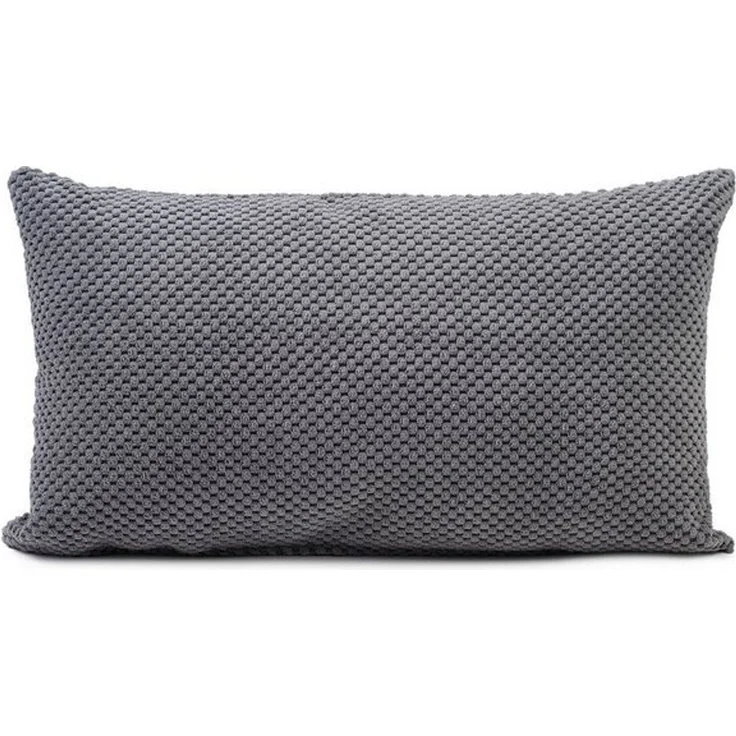 Wohndecke GÖZZE Kissen SVEN anthrazit BL 30x50 cm grau Dekokissen, Gözze – Bild 2