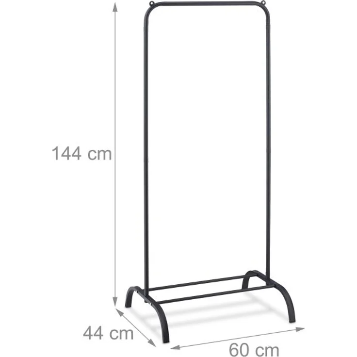 Metall Kleiderständer mit Ablage 10039964_46 – Bild 4