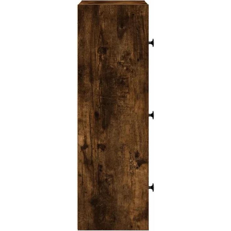 vidaXL Bücherregal Räuchereiche 40x24x77 cm Holzwerkstoff 860368 – Bild 10