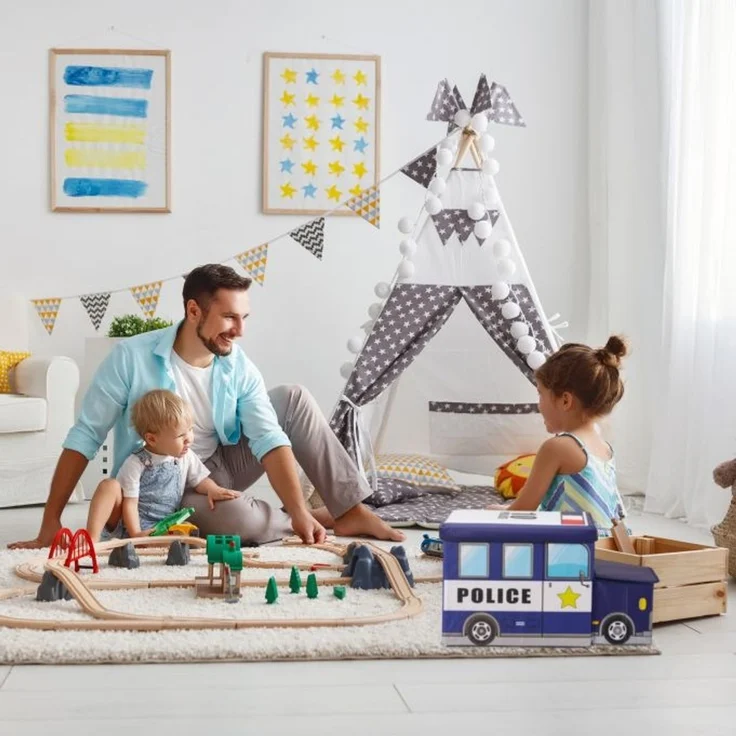 Relaxdays 'Polizei' Sitzbox – Bild 2