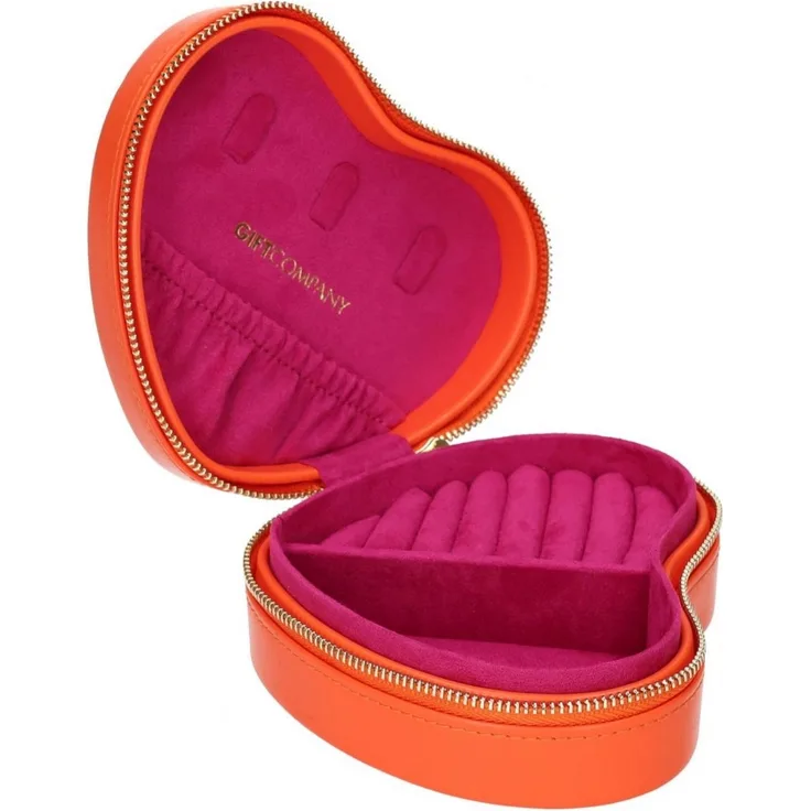 Giftcompany - Schmucketui Schmuckkasten "Treasure" Herz Orange 1265003011