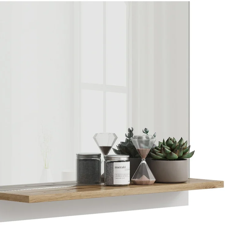 Badspiegelschrank Marelle Weiß/Artisan 60 x 67 cm mit Regal Vicco – Bild 6
