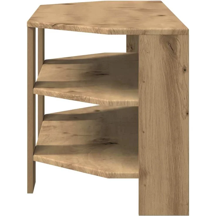 Eck TV Schrank,Fernsehschrank Artisan-Eiche 102x40,5x45cm Holzwerkstoff – Bild 6