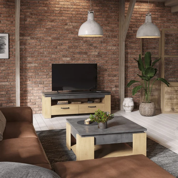 Calicosy Couchtisch L80 cm - AUSTIN - Helles Holz – Bild 10