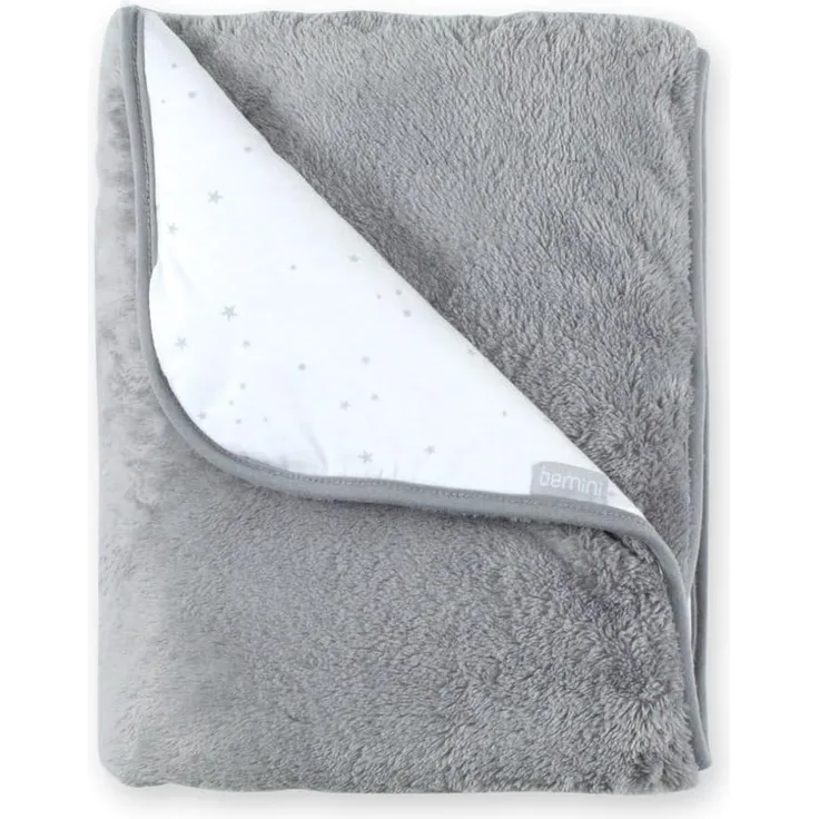 BEMINI Kuscheldecke Pady jersey + softy tog 3 Little stars print Grizou