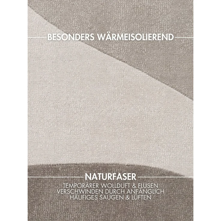 Ted Baker Wollteppich Clarissa, auch in rund, Höhe: 11 mm, Wolle, Abstrakt, Natur, Wohnzimmer, Schlafzimmer, Modern, Geometrisch – Bild 4