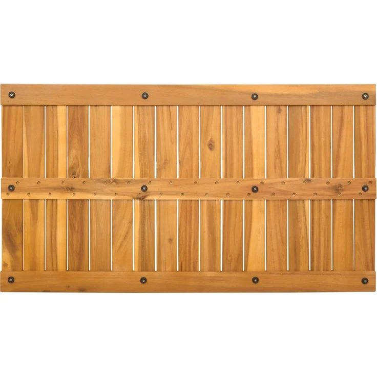 vidaXL Badematte Braun 100 x 55 cm Massivholz Akazie 42025269 – Bild 6