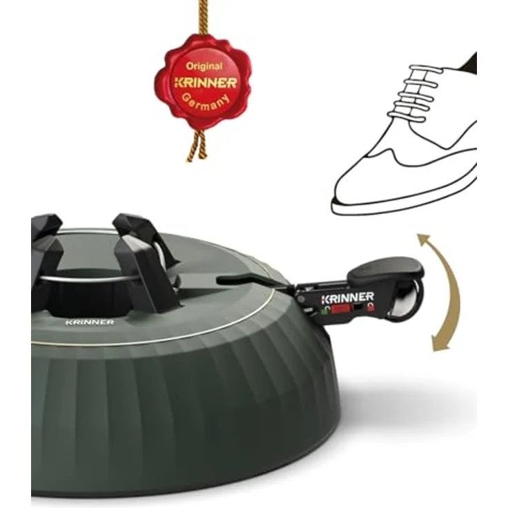 Krinner X-320 Deluxe Christbaumständer, bis 320 cm Baumhöhe, Stamm max. Ø 12 cm – Bild 6