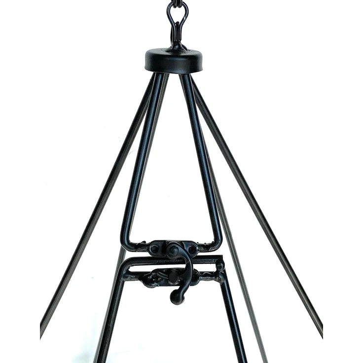 DanDiBo Blumenampel Innen Metall Wand Hängepflanzen 82 cm 96075 L mit Tür 6 Ecken Pflanzenhänger Blumenhänger Topfhänger Blumen Blumentopfhänger Hängetopf – Bild 5