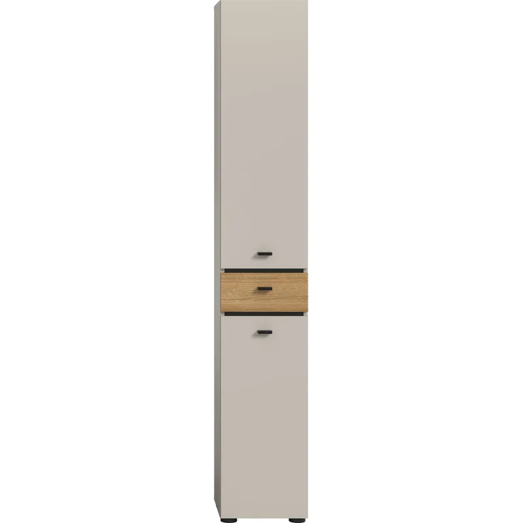 Aqua Hochschrank in Kaschmir Melamin – Bild 2
