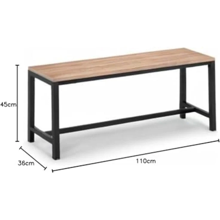 Julian Bowen Tribeca Bank, Sonoma Eiche/Schwarz – Bild 3