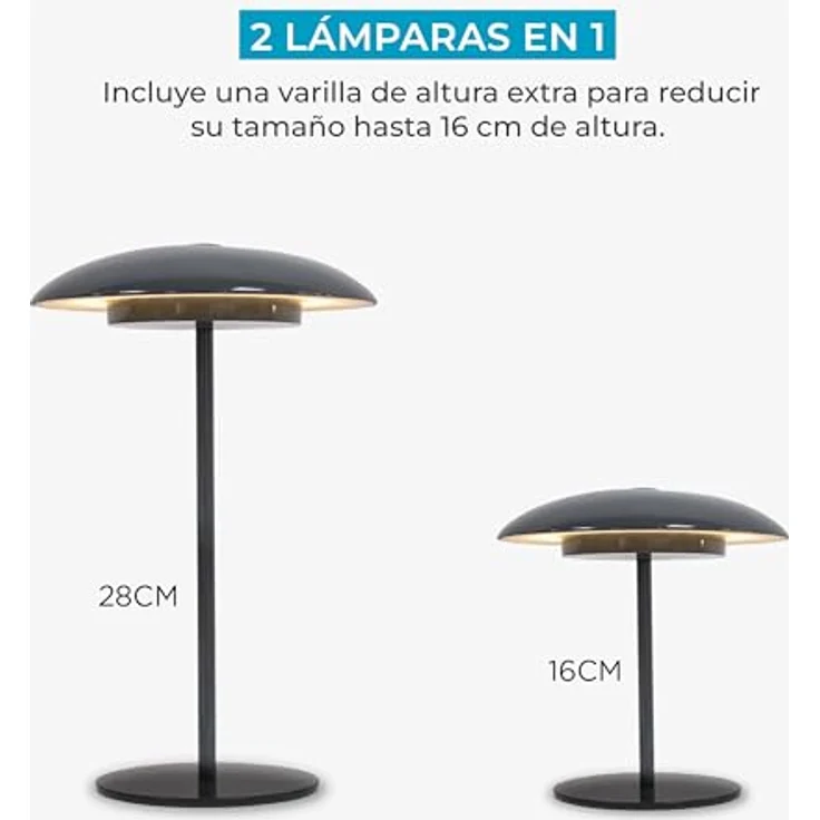 New Garden SARDINIA 30 anthrazit BATTERY LAMP – Bild 5