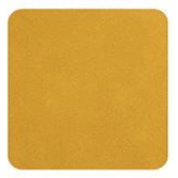 ASA Selection Soft Leather Untersetzer Amber, 4er Set, Glasuntersetzer, Flaschenuntersetzer, PU, Gelb, 78573076