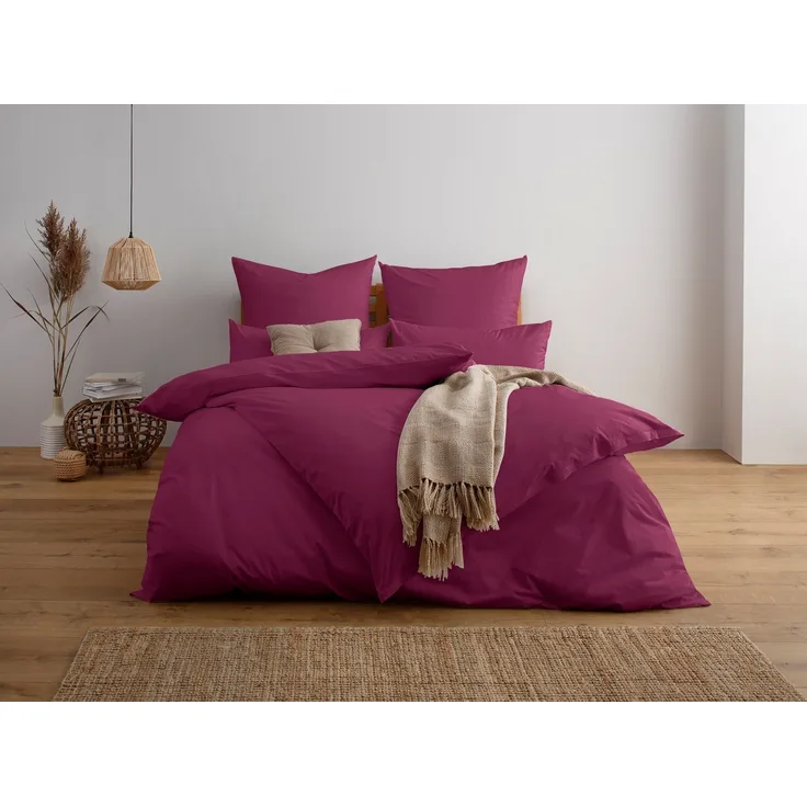 Home affaire Bettwäsche Luisa, Renforcé, 2 teilig, NEUHEIT: 100% Baumwolle, in Gr. 135x200 oder 155x220 cm