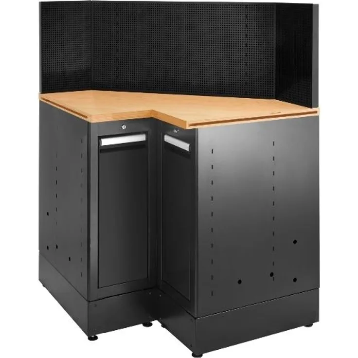 Facom JLS3 Eckunterschrank Holzplatte schw.