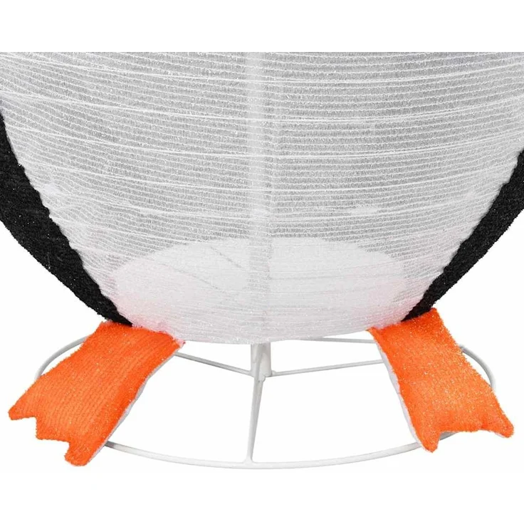 vidaXL Schnee-Pinguin Figur Warmweiß 78 x 178 cm Stoff 600 LEDs 42018966 – Bild 10