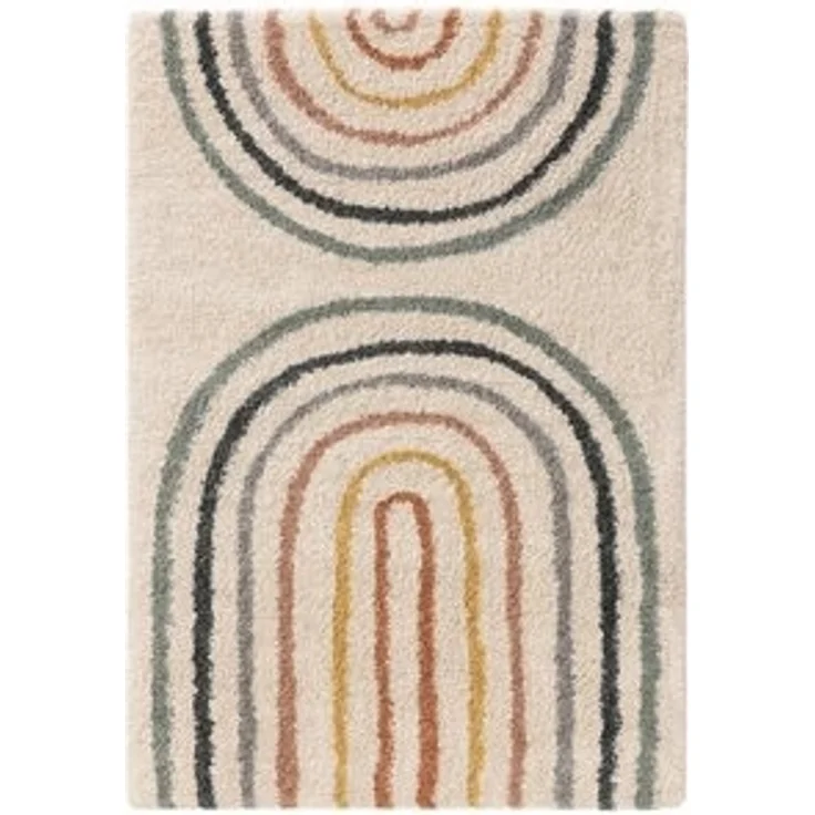 benuta Kinderteppich Gobi, rechteckig, Höhe: 21 mm, Kunstfaser, Berber, Ethno-Style, Wohnzimmer – Bild 6