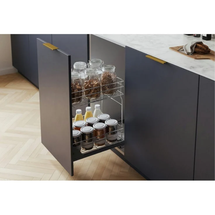 Prima-Online Auszugsunterschrank Unterschrankauszug Küchenauszug Schrankauszug Bodenschiene 150-600 mm – Bild 2