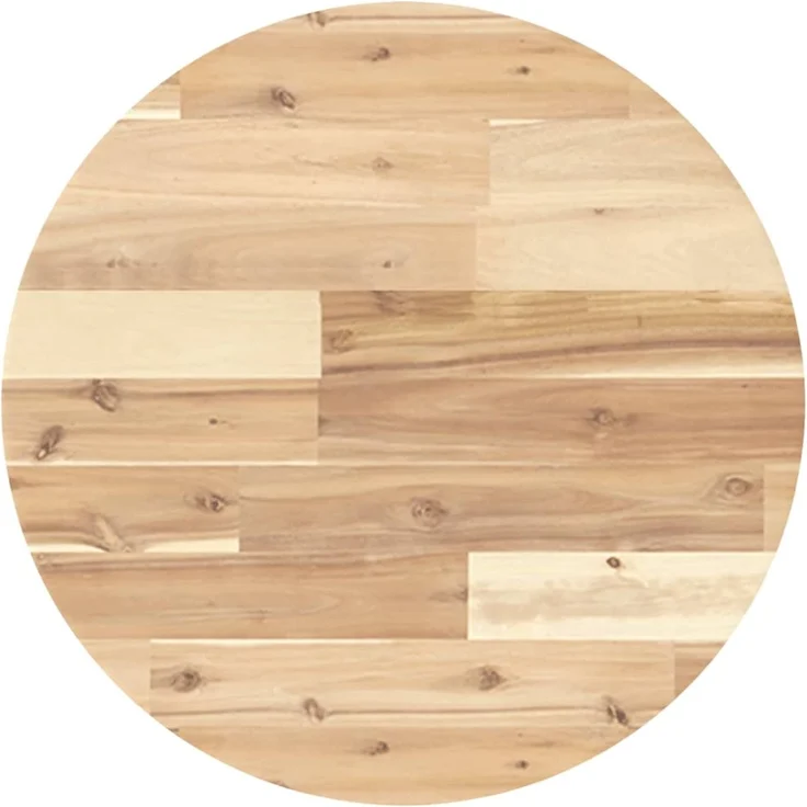 vidaXL Tischplatte Rund Ø50x2 cm Massivholz Akazie 4008683 – Bild 2