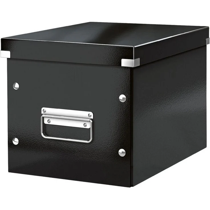 LEITZ Aufbewahrungsbox Click&Store 10,0 l - 26,0 x 26,0 x 24,0 cm schwarz
