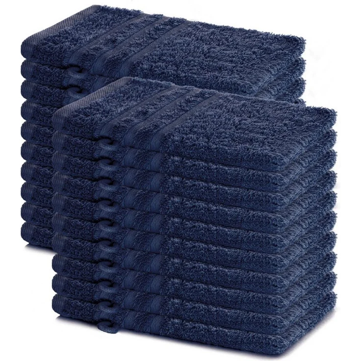 Lavea Waschhandschuh 20er Set Waschhandschuhe, 15 x 21 cm, Elena-Frottierserie, Waschlappen, (20-St), 500 g/m² Frottier, weich & saugstark, pflegeleicht – Bild 1