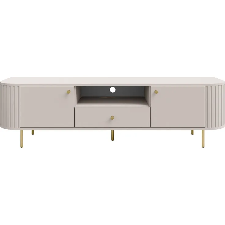 Compleo TV-Schrank 180 cm breit Eiche cremona, Elegant design, Natural, Lowboard
