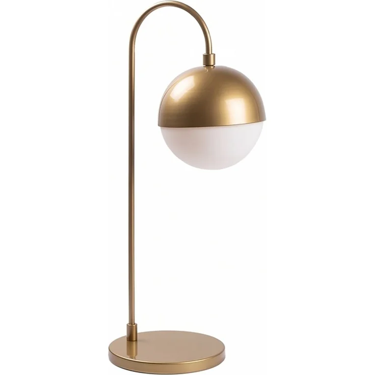 KAWOLA Tischlampe ENORA Glas gold 53 x 25 x 18 cm – Bild 3