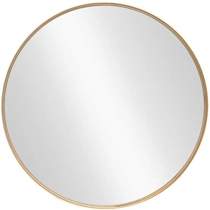 riess-ambiente Wandspiegel PORTRAIT 40cm gold – Metallrahmen, rund, Accessoire (Einzelartikel, 1-St), moderner Spiegel mit edlem Goldakzent – ideal für Flur oder Ankleide