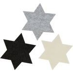 Annastore Platzset 6 x Filzsterne in vielen Größen - Platzdecken - Platzset, Untersetzer, Tischet aus Filz