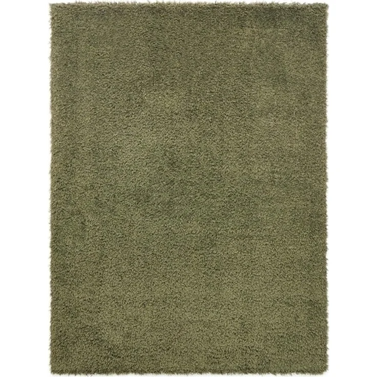 TaraCarpet Flokati-Teppich TaraCarpet Flokati Eco Langflorteppich Shaggy, rechteckig, Höhe: 52 mm, Flokati Hochflor Langflor weich grün Wohnzimmer Schlafzimmer 80x150 – Bild 4