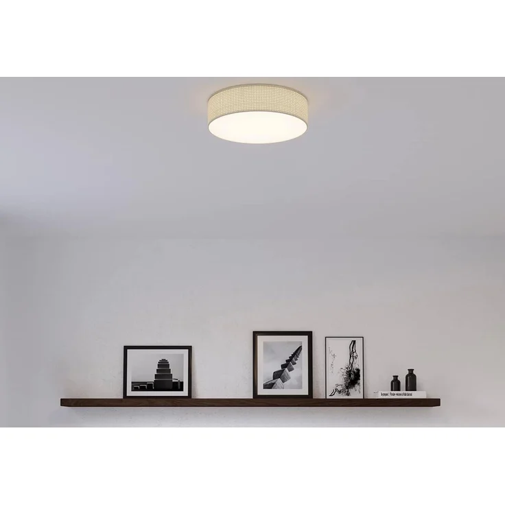 Deckenlampe CEILING DREAM mit Rattan Lampenschirm, Ø 40cm – Bild 4